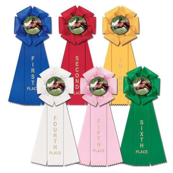 Stock Beauty Rosette Award Ribbon