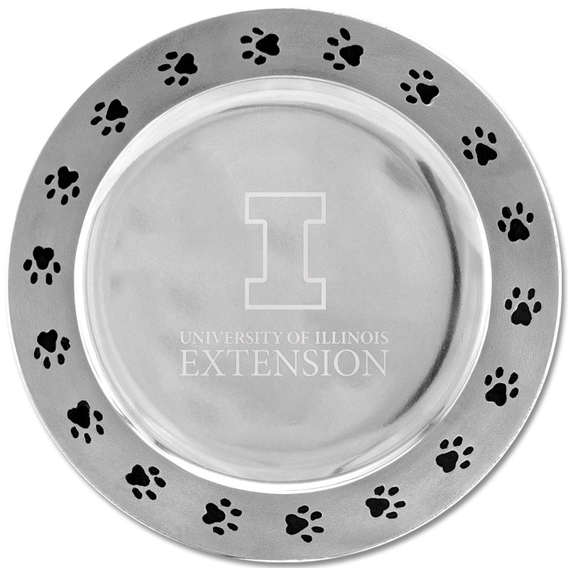 7-1/4" Paw Print Rim Award Plate