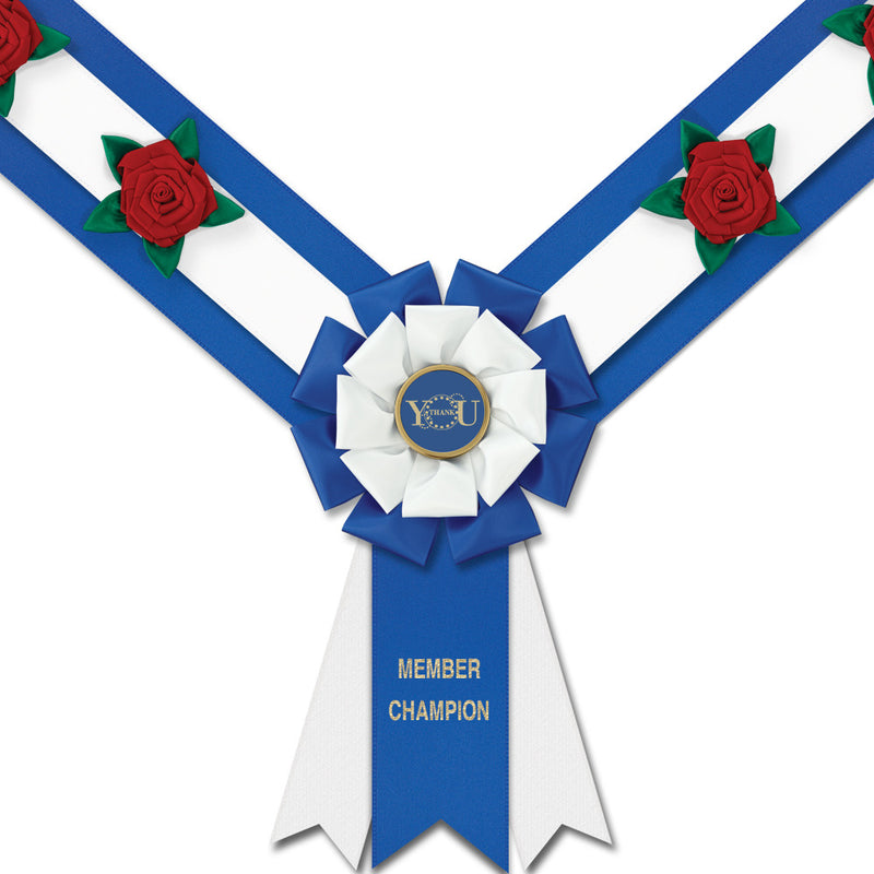 Custom Easton Award Sash With Roses