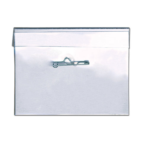 4" x 3" Convention Cardholder With Safety Pin