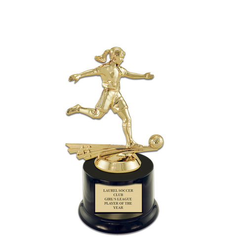 7" Award Trophy With Round Base