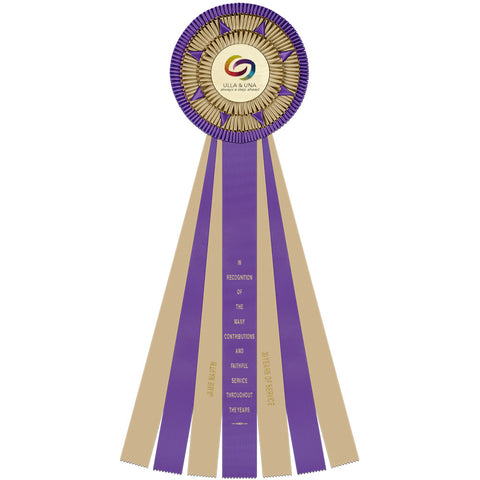 Cadbury 7 Rosette Award Ribbon