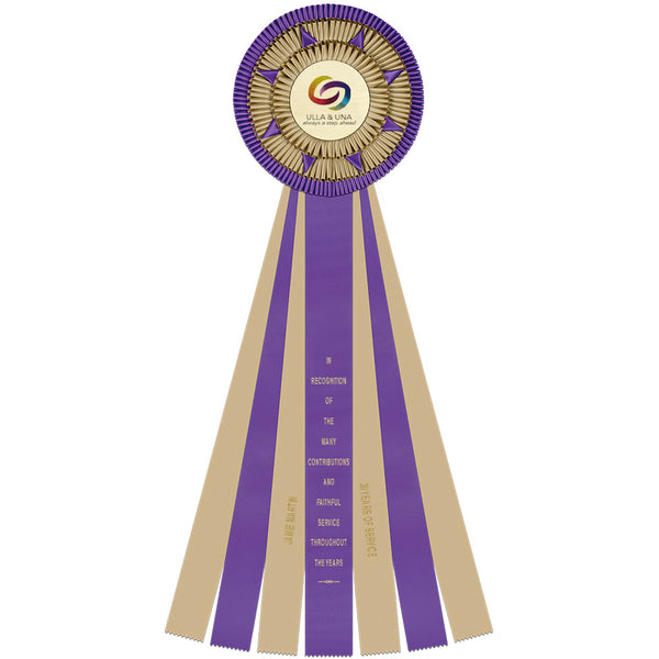 Cadbury 7 Rosette Award Ribbon