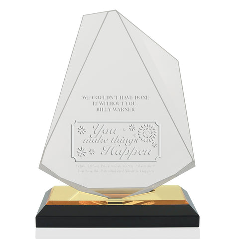 7" Custom Engraved Summit Acrylic Award