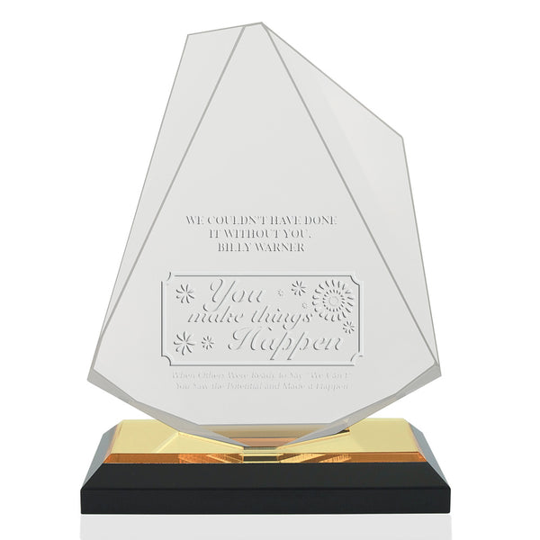 7" Custom Engraved Summit Acrylic Award