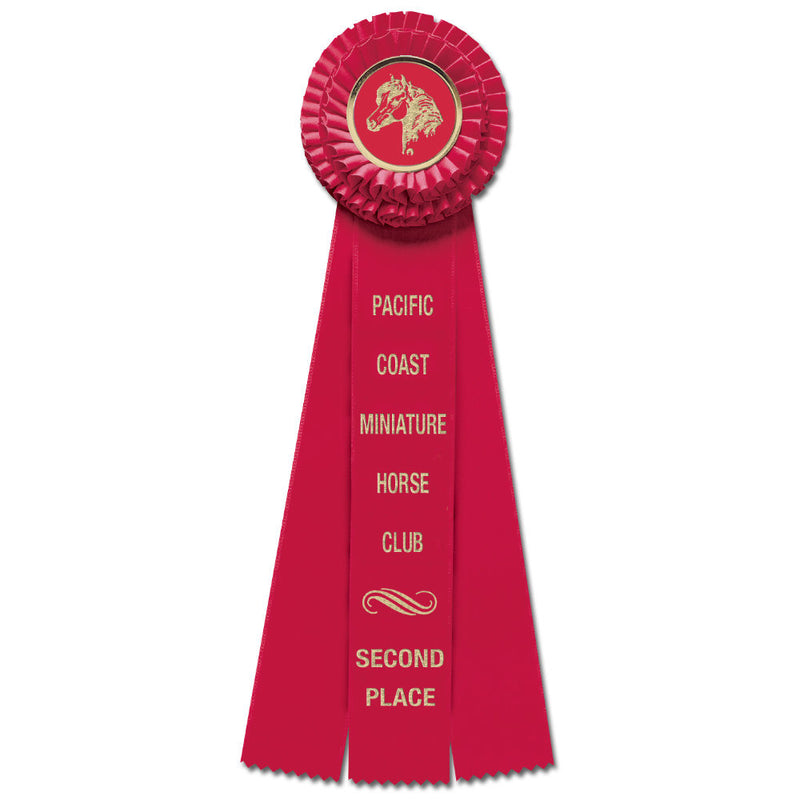 Chester 3 Rosette Award Ribbon